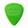 Dunlop Púas Nylon Midi 443B.94(36) Standard .94mm, Verde con 10 piezas