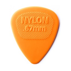 Dunlop Púas Nylon Midi 443B.67(36) Standard .67mm, Naranja con 10 piezas