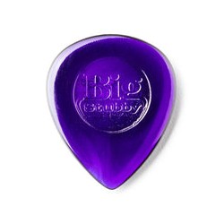 Dunlop Púas Big Stubby 475R3.0(24) 3.00mm, Morado con 10 piezas