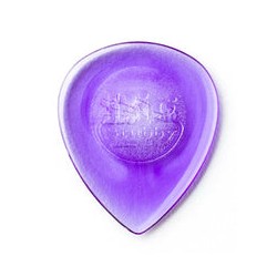 Dunlop Púas Big Stubby 475R2.0(24) 2.00mm, Violeta con 10 piezas