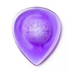 Dunlop Púas Big Stubby 475R2.0(24) 2.00mm, Violeta con 10 piezas