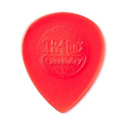 Dunlop Púas Big Stubby 475R1.0(24) 1.00mm, Rojo con 10 piezas