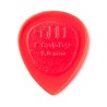 Dunlop Púas Stubby Jazz 474R1.0(24) 1.00mm, Rojo con 10 piezas