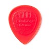 Dunlop Púas Stubby Jazz 474R1.0(24) 1.00mm, Rojo con 10 piezas
