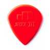 Dunlop Púas Jazz III Nylon 47R3N(24) 1.38mm, Rojo con 10 piezas