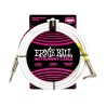 Ernie Ball Cable Braided 6400 Blanco 4.572 Mts. Recto/Angulado