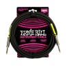 Ernie Ball Cable Braided 6399 Negro 4.572 Mts. Recto/Recto