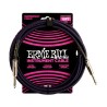 Ernie Ball Cable Braided 6393 Morado/Negro 3.048 Mts. Recto/Recto