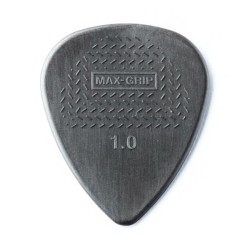 Dunlop Púas Max Grip Nylon Standard 449B1.0(36) 1.00mm, Gris con 10 piezas