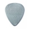Dunlop Púas Max Grip Nylon Standard 449B.73(36) .73mm, Gris con 10 piezas