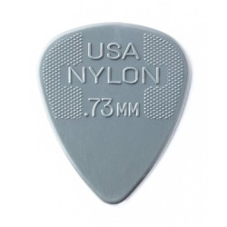 Dunlop Púas Nylon Standard 44B.73(36) .73mm, Gris con 10 piezas