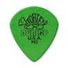 Dunlop Púas Tortex Jazz III Medium 472RM3(36) .88mm, Verde con 10 piezas