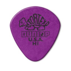 Dunlop Púas Tortex Jazz I Heavy 472RH1(36) 1.14mm, Morado con 10 piezas