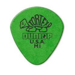 Dunlop Púas Tortex Jazz I Medium 472RM1(36) .88mm, Verde con 10 piezas