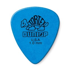 Dunlop Púas Tortex Standard 418B1.0(36) 1.00mm, Azul con 10 piezas