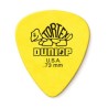 Dunlop Púas Tortex Standard 418B.73(36) .73mm, Amarillo con 10 piezas