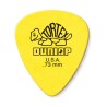 Dunlop Púas Tortex Standard 418B.73(36) .73mm, Amarillo con 10 piezas