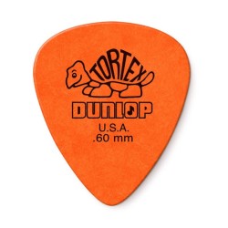 Dunlop Púas Tortex Standard 418B.60(36) .60mm, Naranja con 10 piezas
