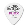 Dunlop Púas Tortex Flex Jazz III XL 466B1.14 (36) 1.14mm, Blanco con 10 piezas