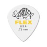 Dunlop Púas Tortex Flex Jazz III XL 466B.73 (36) .73mm, Blanco con 10 piezas
