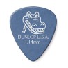 Dunlop Púas Gator Grip 417B1.14(36) 1.14mm, Azul con 10 piezas