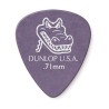 Dunlop Púas Gator Grip 417B.71(36) 0.71mm, Morada con 10 piezas