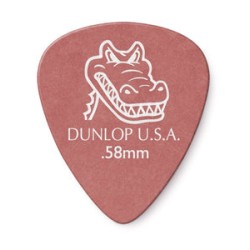 Dunlop Púas Gator Grip 417B.58(36) 0.58mm, Rosa con 10 piezas