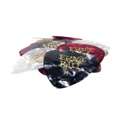 Ernie Ball Púas Pearloid 9166(24) Medium Varios Colores con 24 piezas