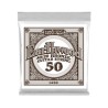 Ernie Ball Cuerda "Earthwood 80/20" 1450(6) para Guitarra Acústica, Calibre 0.050, Bronce