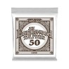 Ernie Ball Cuerda "Earthwood 80/20" 1450(6) para Guitarra Acústica, Calibre 0.050, Bronce