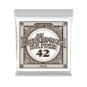 Ernie Ball Cuerda "Earthwood 80/20" 1442(6) para Guitarra Acústica, Calibre 0.042, Bronce