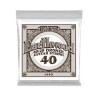 Ernie Ball Cuerda "Earthwood 80/20" 1440(6) para Guitarra Acústica, Calibre 0.040, Bronce