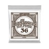 Ernie Ball Cuerda "Earthwood 80/20" 1436(6) para Guitarra Acústica, Calibre 0.036, Bronce