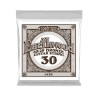 Ernie Ball Cuerda "Earthwood 80/20" 1430(6) para Guitarra Acústica, Calibre 0.030, Bronce