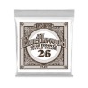 Ernie Ball Cuerda "Earthwood 80/20" 1426(6) para Guitarra Acústica, Calibre 0.026, Bronce