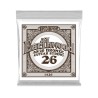 Ernie Ball Cuerda "Earthwood 80/20" 1426(6) para Guitarra Acústica, Calibre 0.026, Bronce