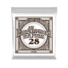 Ernie Ball Cuerda "Earthwood 80/20" 1428(6) para Guitarra Acústica, Calibre 0.028, Bronce