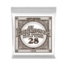 Ernie Ball Cuerda "Earthwood 80/20" 1428(6) para Guitarra Acústica, Calibre 0.028, Bronce