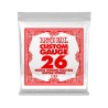 Ernie Ball Cuerda "Custom Gauge" 1126(6) para Guitarra Eléctrica, Calibre 0.026, Nickel