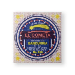 El Cometa Cuerda 310(12) para Bandurria, 3A, Entorchado Cobre