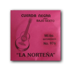 La Norteña Cuerda 976(12) para Bajo Quinto y Sexto, 6A, Entorchada Acero Inoxidable