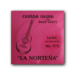 La Norteña Cuerda 975(12) para Bajo Quinto y Sexto, 5A, Entorchada Acero Inoxidable