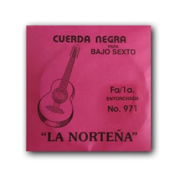 La Norteña Cuerda 971(12) para Bajo Quinto y Sexto, 1A, Entorchada Acero Inoxidable
