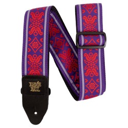 Ernie Ball Tahalí­ Jacquard 5330 Royal Flush Red