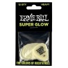 Ernie Ball Púas Super Glow 9226(12) Heavy con 12 piezas