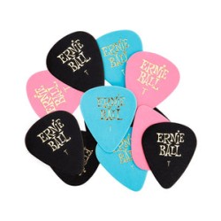 Ernie Ball Púas Standard 9176(12) Thin Varios Colores con 12 piezas