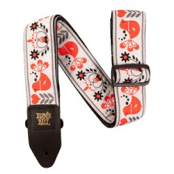 Ernie Ball Tahalí­ Jacquard 4689 Red Bird