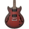 Ibanez Guitarra Eléctrica Rojo Sombreado Mate AM53-SRF, Artcore