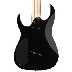 Ibanez Guitarra Eléctrica RGMS7-BK, Negra, 7 Cuerdas, Serie RG Multi-Escala