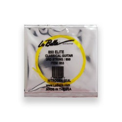 La Bella Cuerda "Golden" 853(12) para Guitarra Clásica, 3A, Nylon Dorado